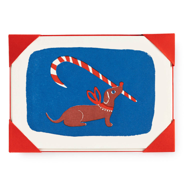 Dog | Notelet Christmas Card (5-Pack) 🎄