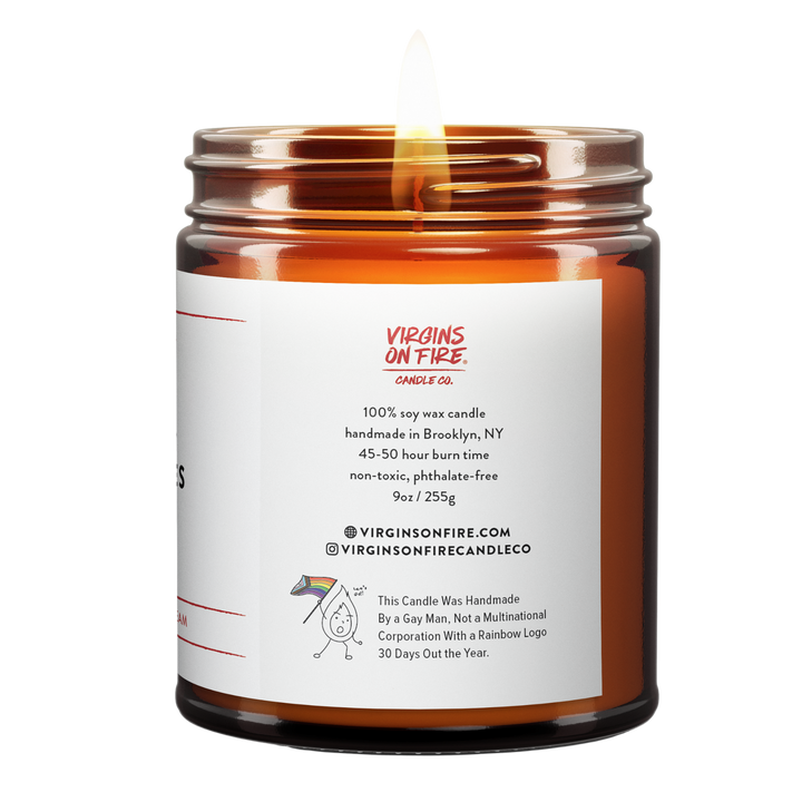 SCATTER MY ASHES ON THE F TRAIN (Cardamom & Cream) 🚇 Candle