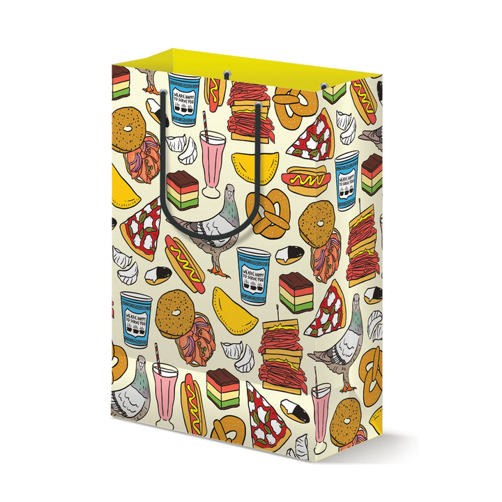 New York City Patterned Gift Bag