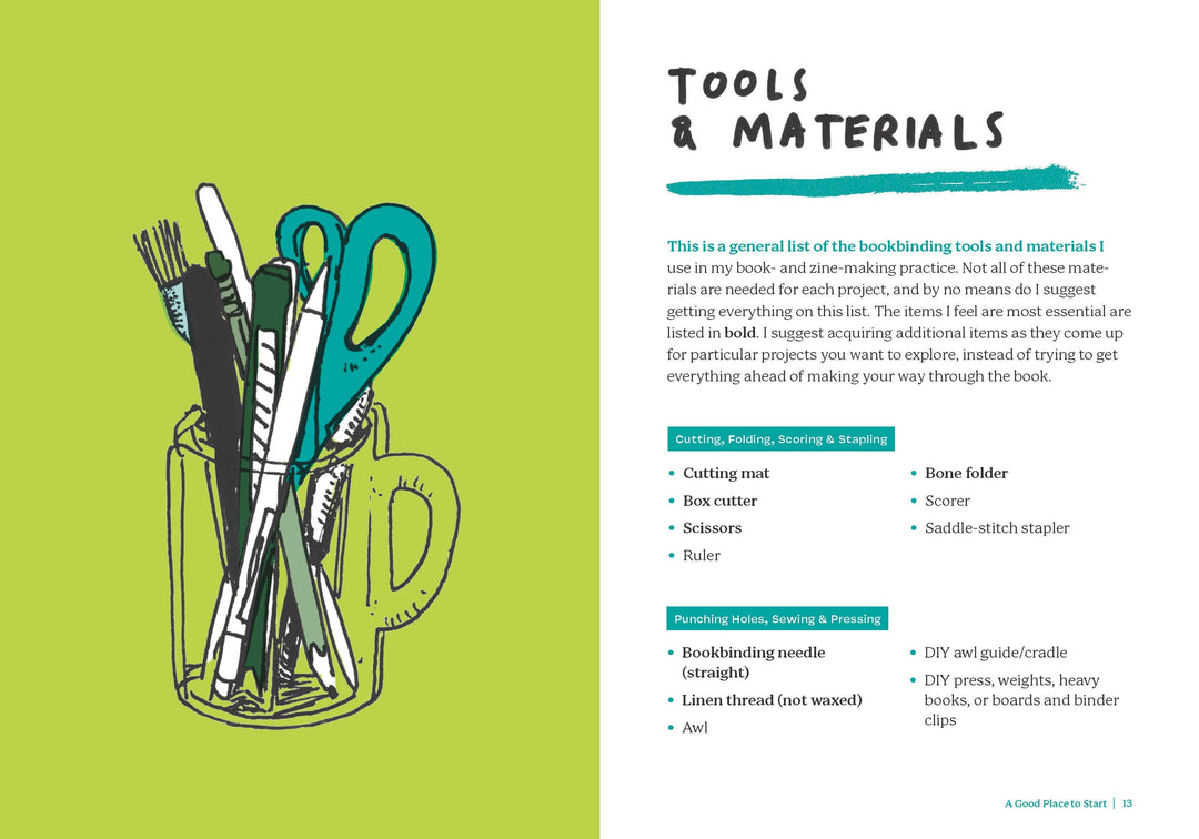 Zine Making and Bookbinding
