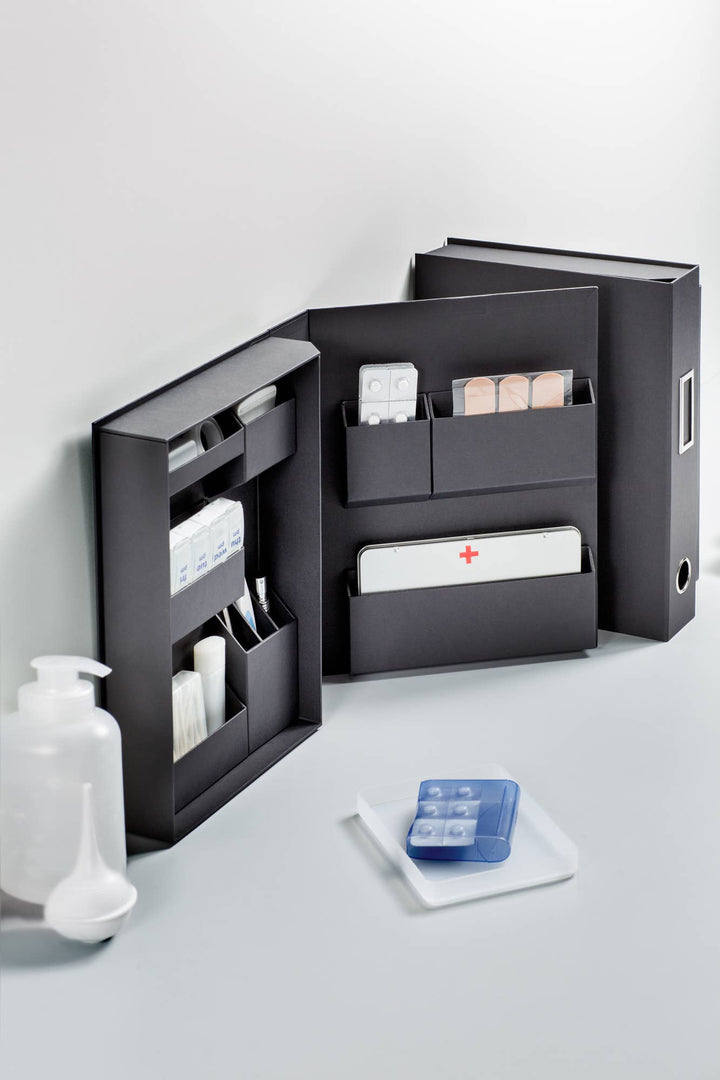 Lifestyle Paper Organizer Tool File A4  for Clean your desk: Navy