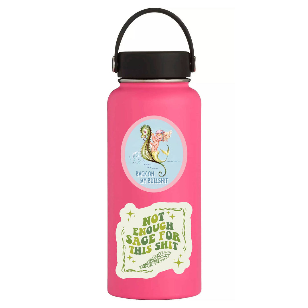 Sage Energy Crystal Swear Funny High Quality Vinyl Sticker