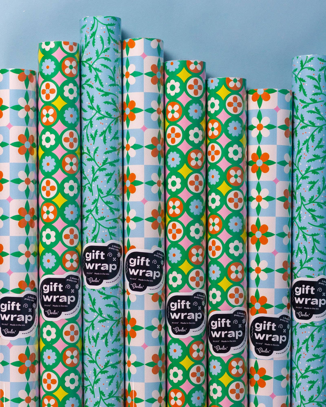 Holly &amp; Berries &amp; Christmas Gift Wrap Sheets or Roll