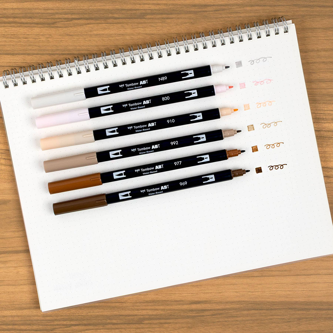 Dual Brush Markers: Coffee Break