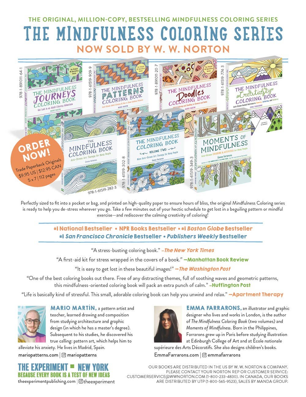 The Mindfulness Patterns Coloring Book