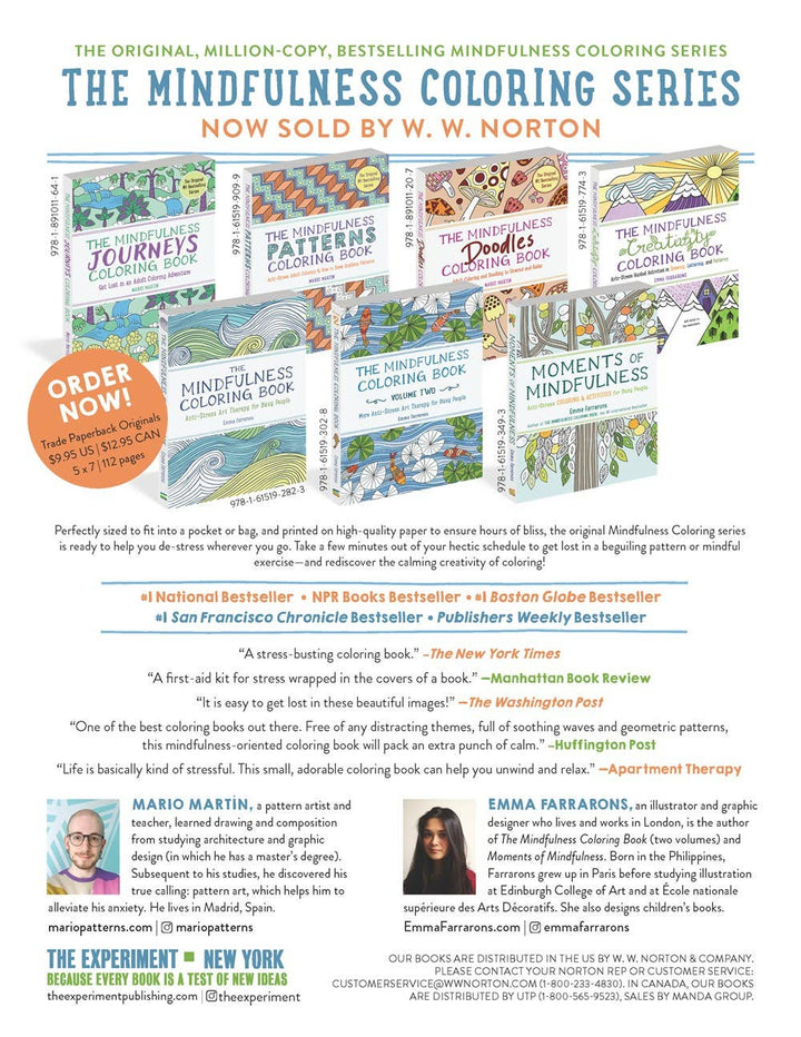 The Mindfulness Patterns Coloring Book