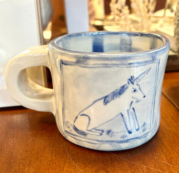 Blue Unicorn Mug