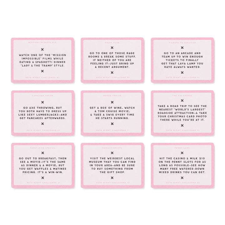 Brass Monkey Date Night Challenges