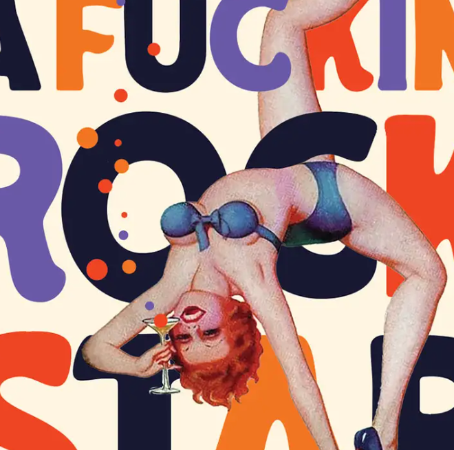 SEXY ROCKSTAR! Birthday card