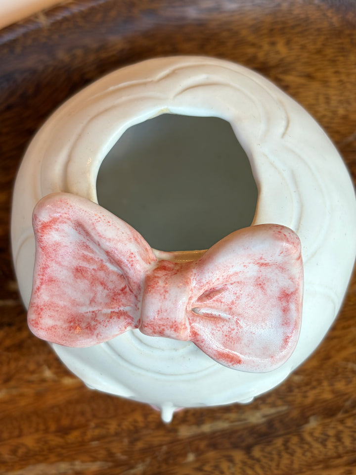 Pink Bow & Lips Vase - Satchiko Ceramics