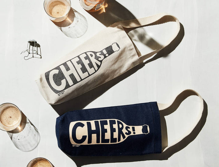 Cheers! Single Wine Totes: Natural