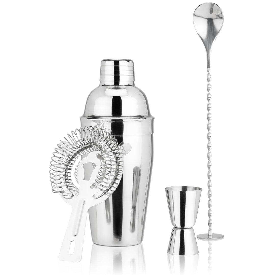 Stainless Steel Barware Set of 4