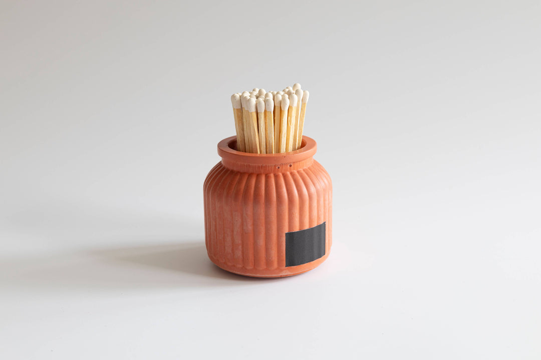 Apothecary Match Holder- Long Matches: Matcha