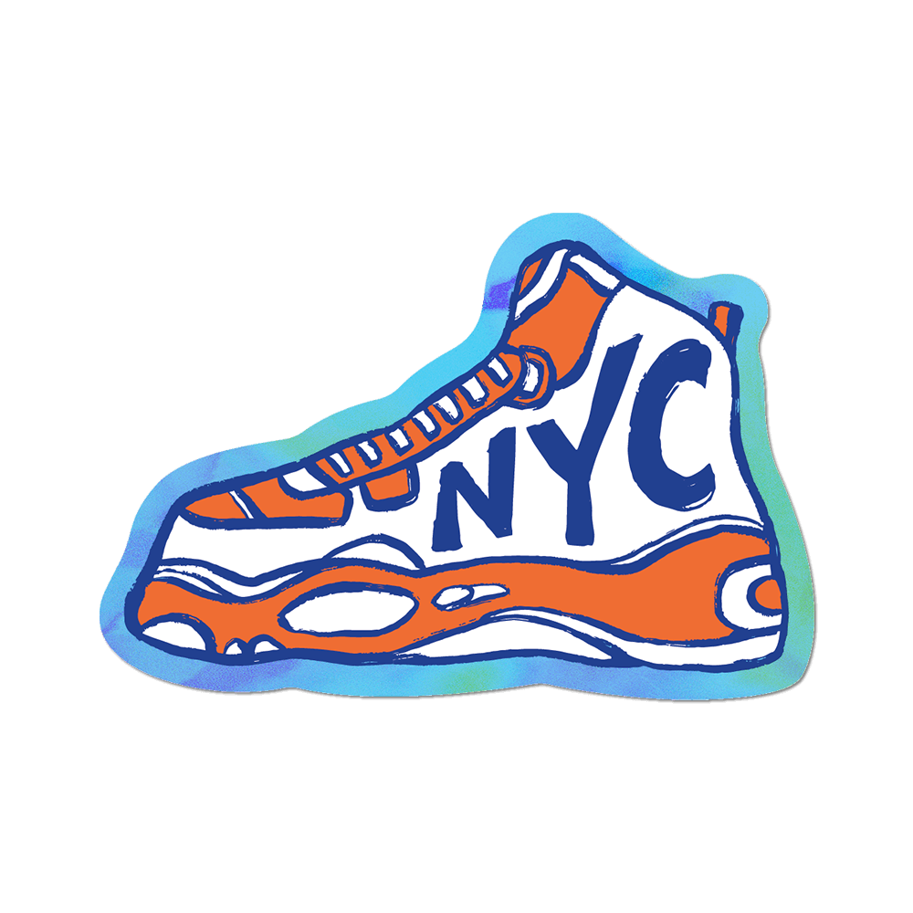 NYC Kicks Holographic Sticker