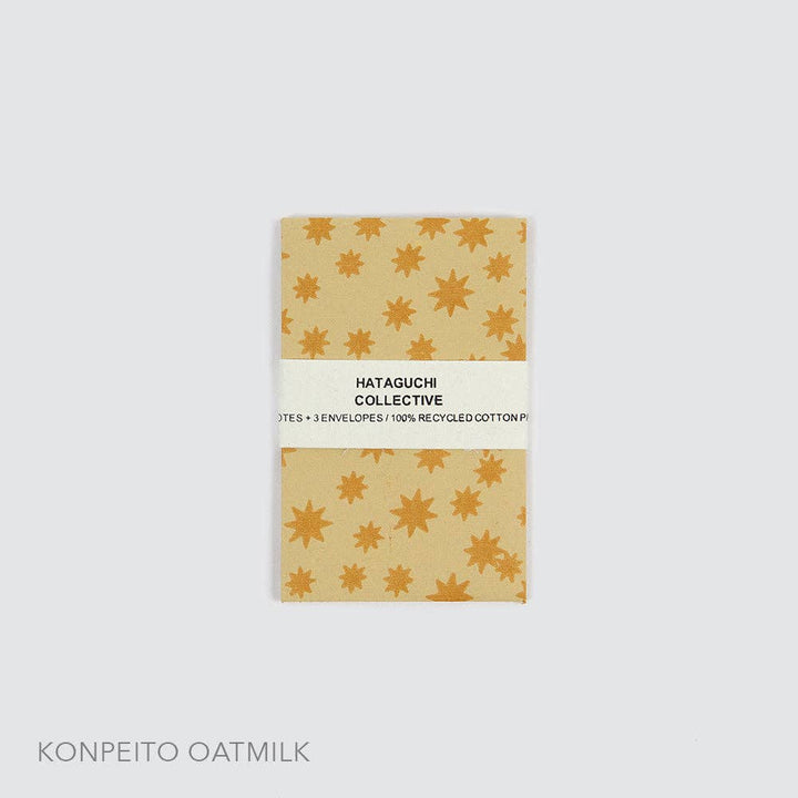 Small Envelope with Notecard Set: DOTS SUPER GOLD