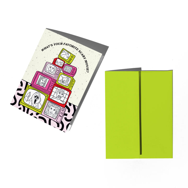 Favorite Scary Movie Halloween Card