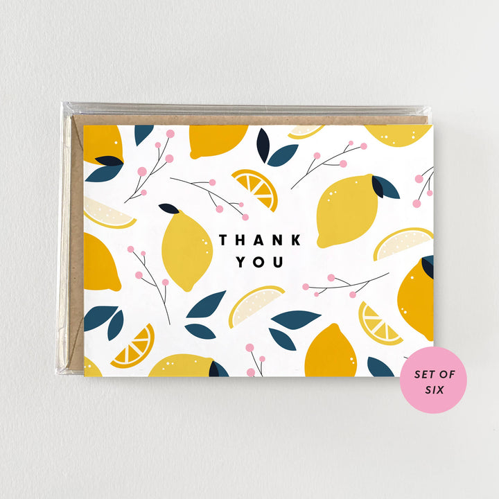 Thank You Lemons - Mini Boxed Set of 6 Cards
