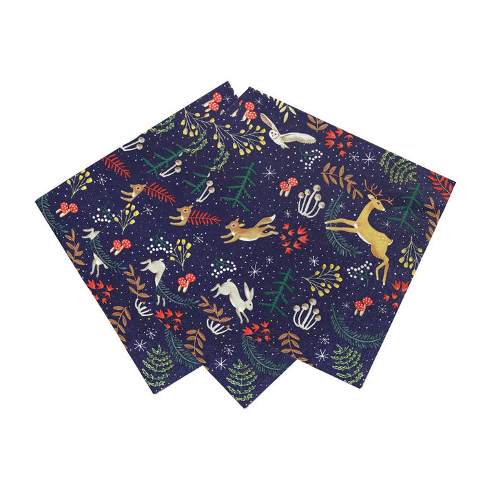 Twilight Forest Christmas Napkins 20 Pack