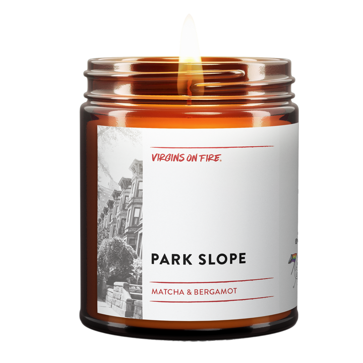 PARK SLOPE (Matcha & Bergamot) Handmade Brooklyn Soy Candle