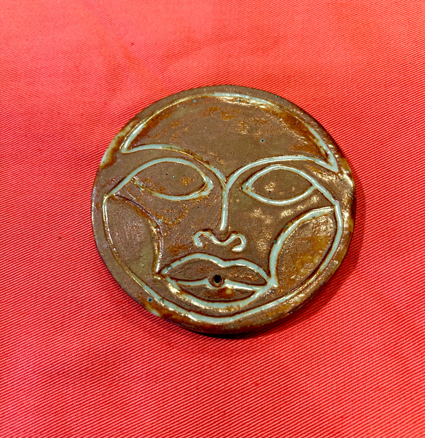 Round Face Incense Holder