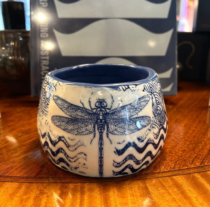 Dragonfly, Butterfly, & Koi Fish Bowl