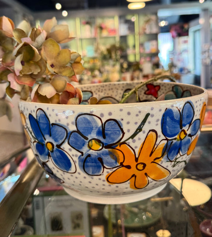 Star Floral Painted Bowls