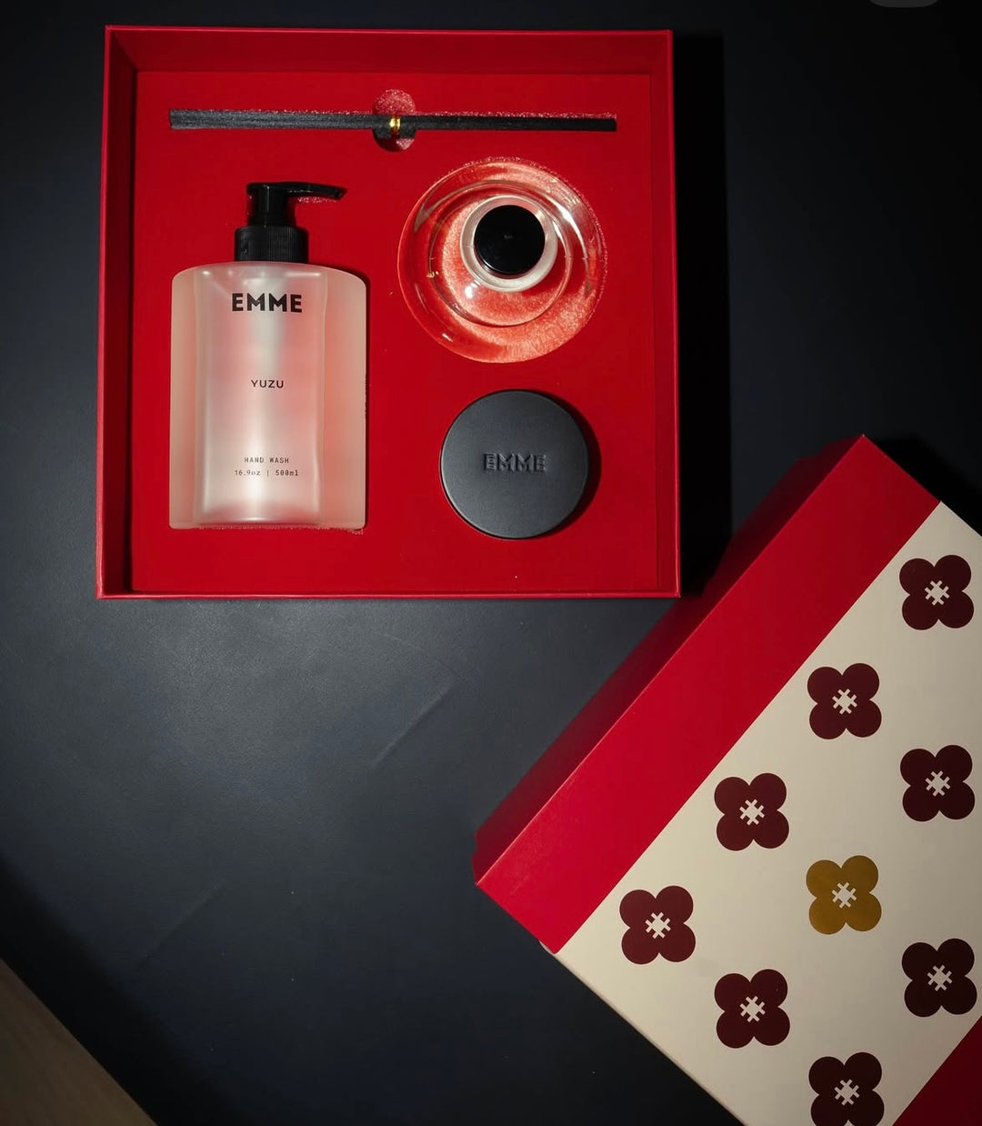 EMME Jasmine Tea Gift Set: Hand Wash + Tin +Diffuser