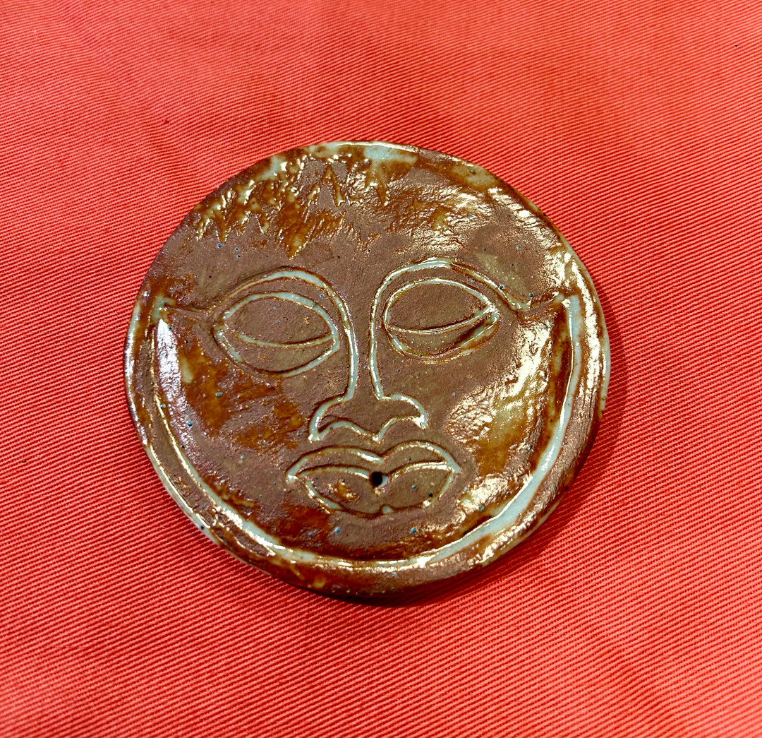 Round Face Incense Holder