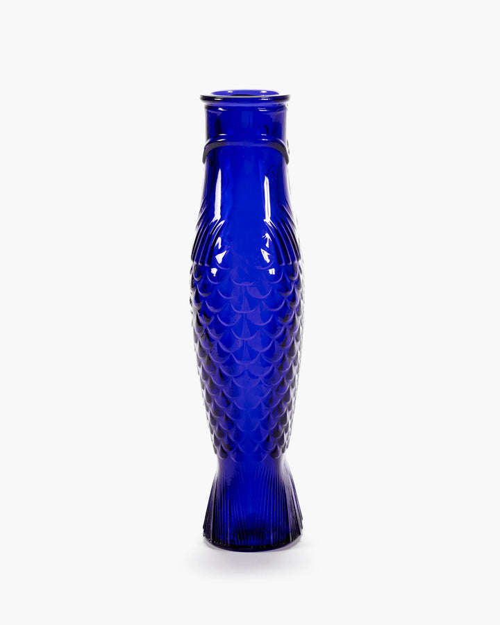 Carafe Cobalt Blue Fish & Fish
