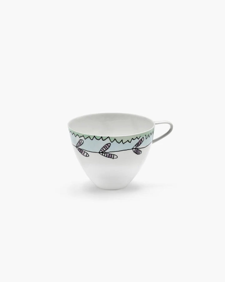 Cappuccino Cup Blossom Milk Midnight Flowers