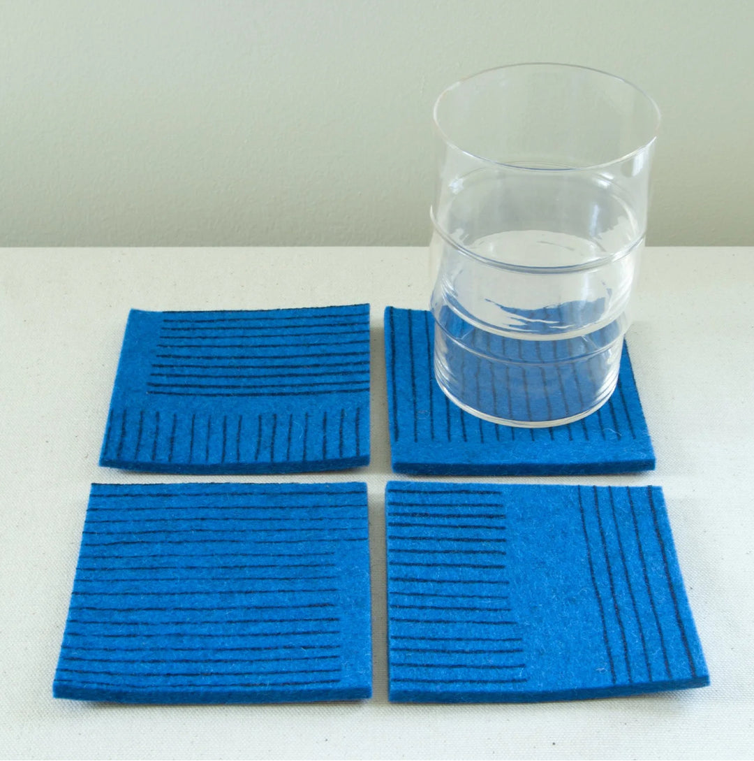 Olga Joan Wool Coasters (set of 4)
