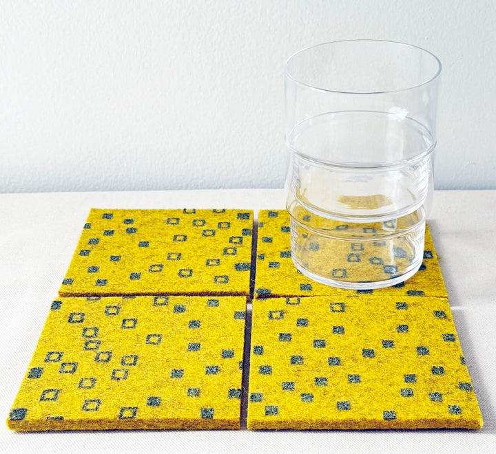 Olga Joan Wool Coasters (set of 4)