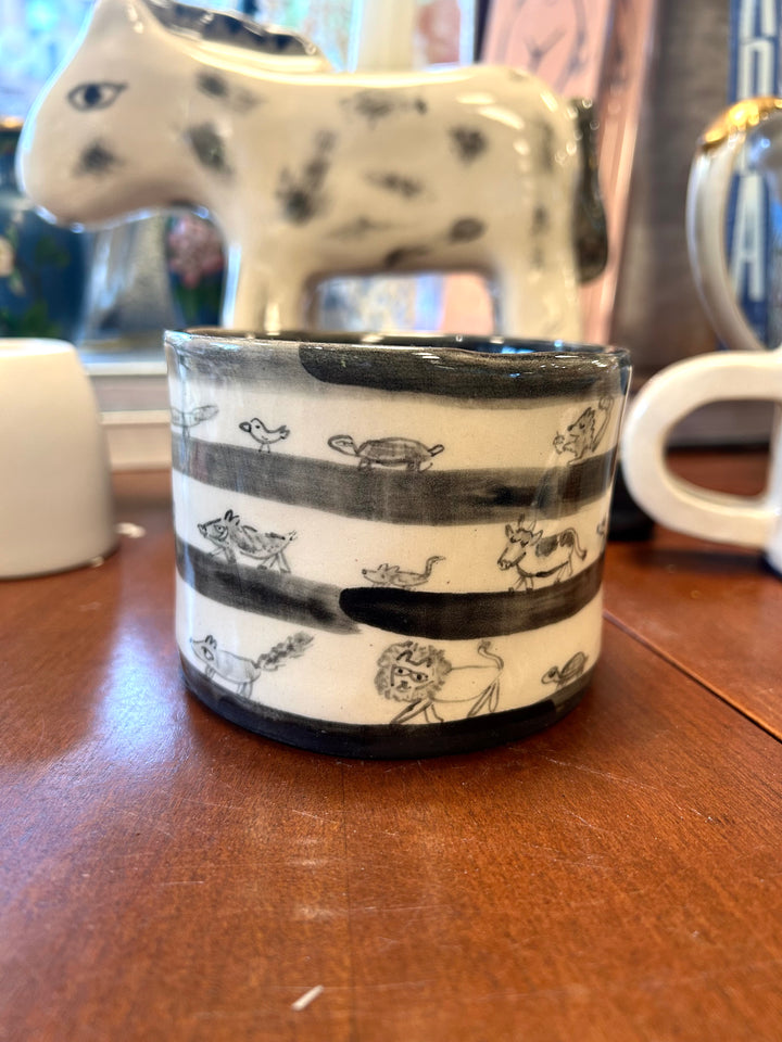 Black Every Animal Mug