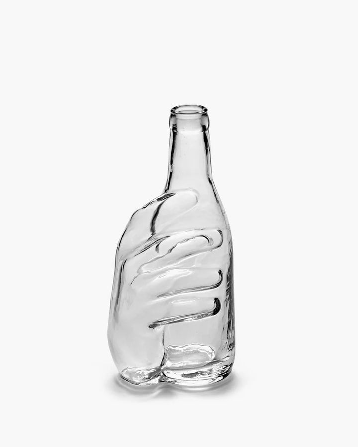 Hand Carafe- Edward transparent "Les Objets Mouleversants"