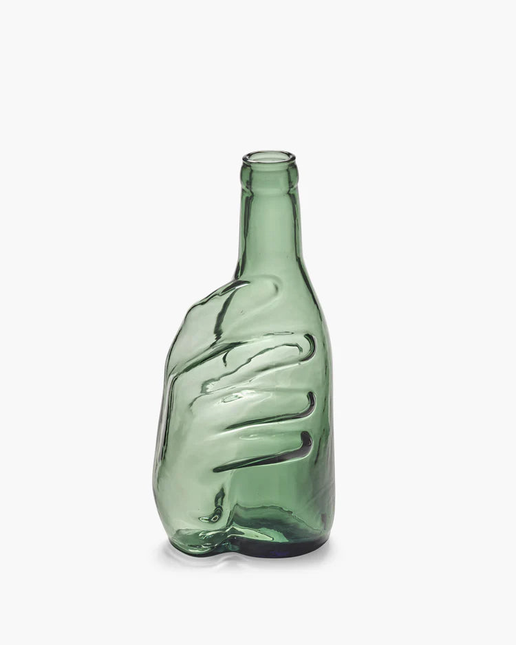 Hand Carafe- Edward transparent "Les Objets Mouleversants"