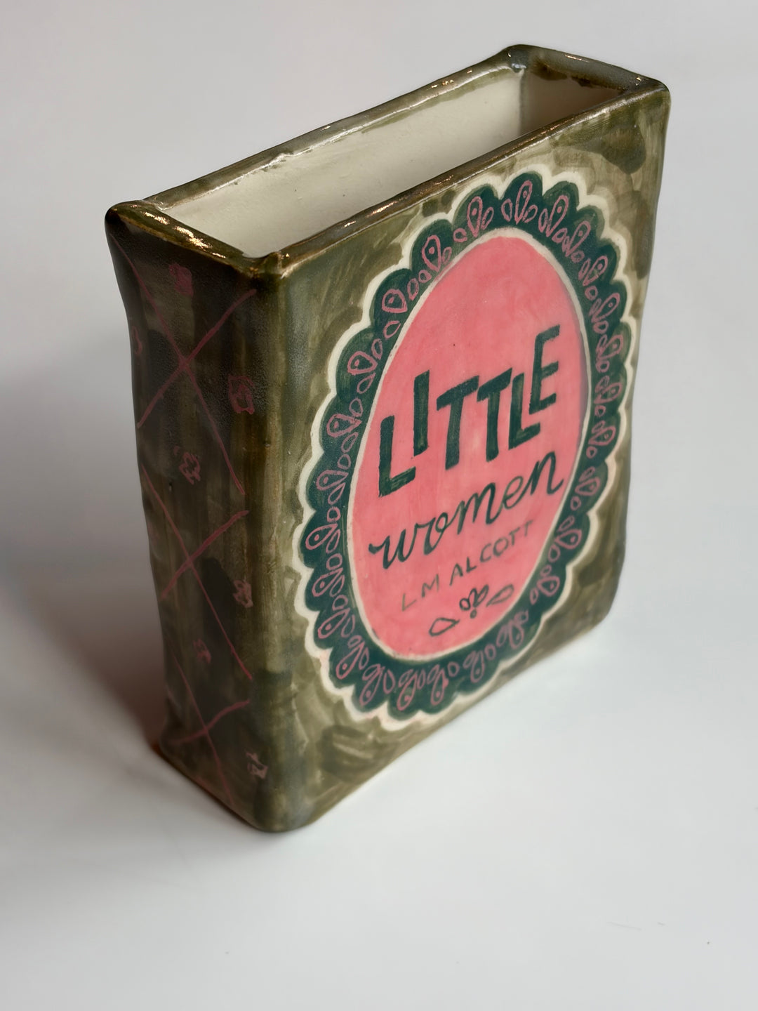Little Women Book Vase