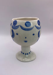 Blue Lady Wine Cup