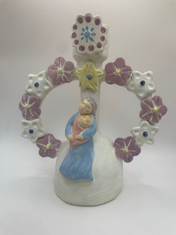 Mother and Babe Candlestick holder