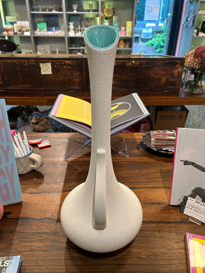 MCM Royal White Turquoise Vase