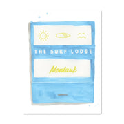 THE SURF LODGE MONTAUK MATCHBOOK PRINT