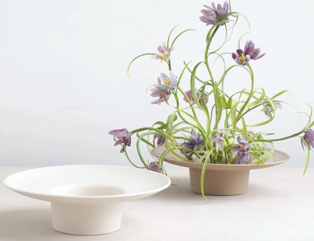 Ceramic Ikebana Vase, Sand