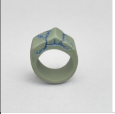 MEDITERRANEAN MOSS PORCELAIN RING