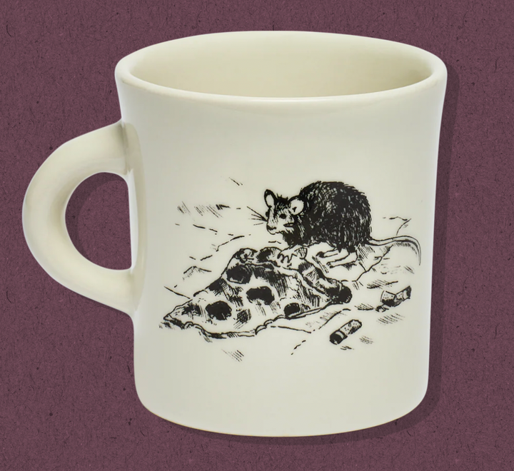 NYC Pizza Rat Mug