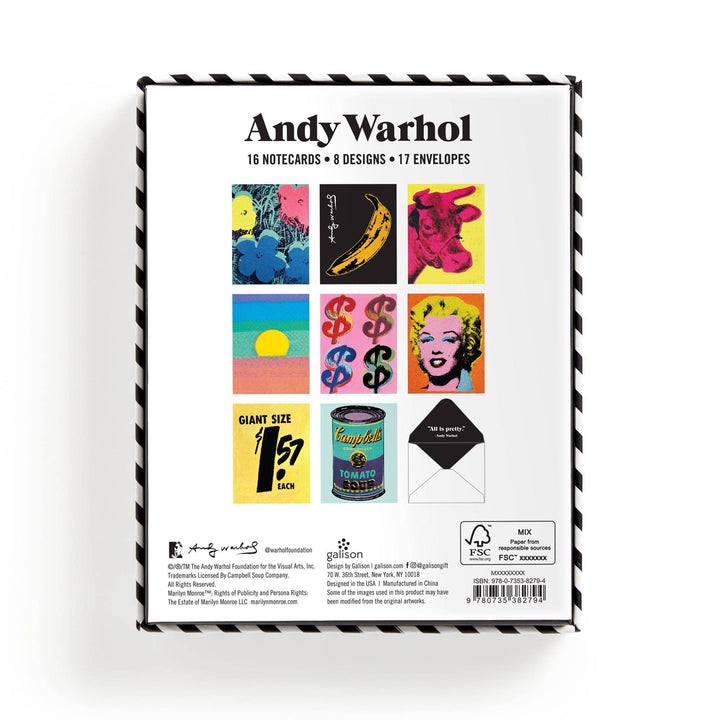 Warhol Pop Art Notecard Set