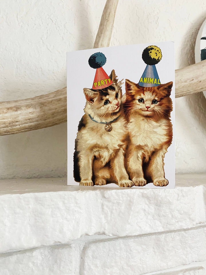 Party Cats Funny Birthday or Celebration Card