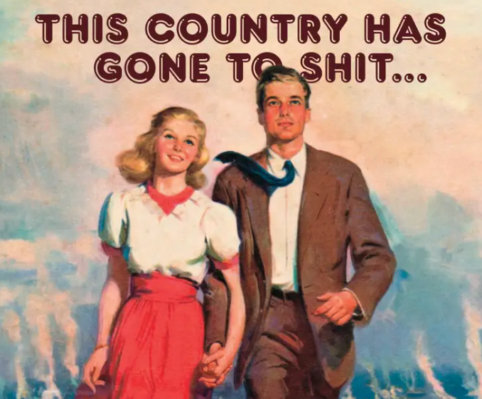 THIS COUNTRY  couple, love, political greeting card