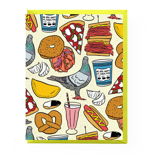 New York City Patterned Greeting Card: Boxed Set of 6
