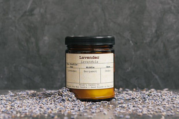 Lavender Taxonomy Candle: 4oz
