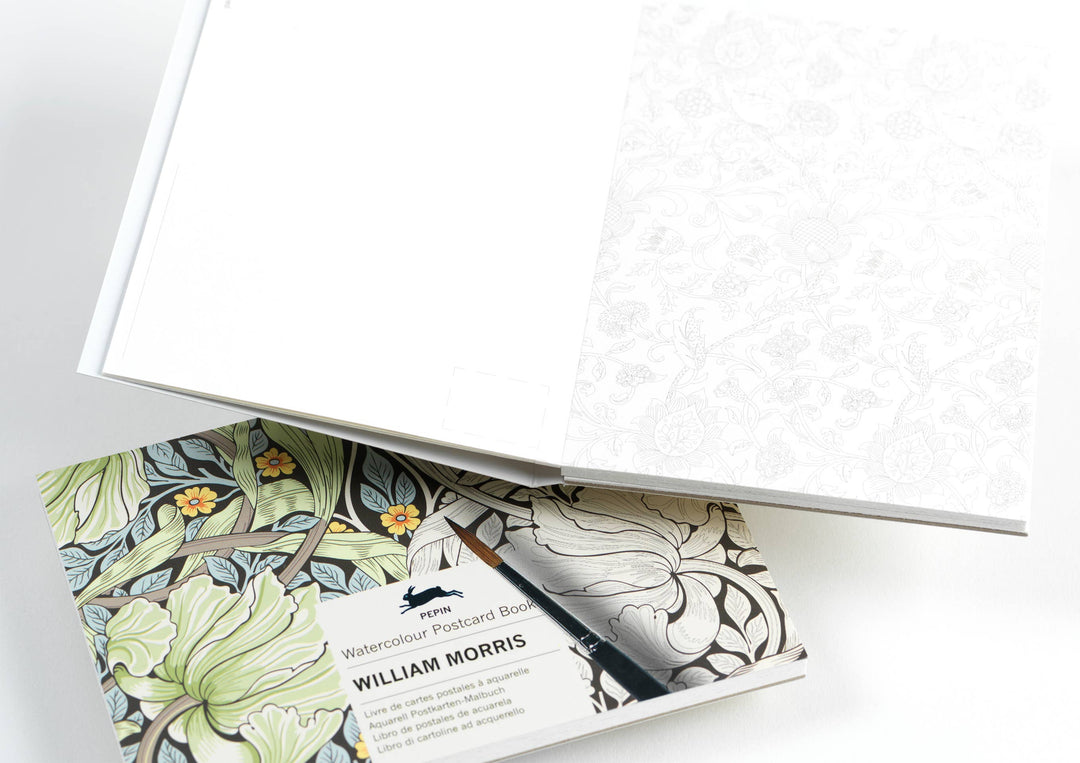 William Morris Watercolour Postcard Book