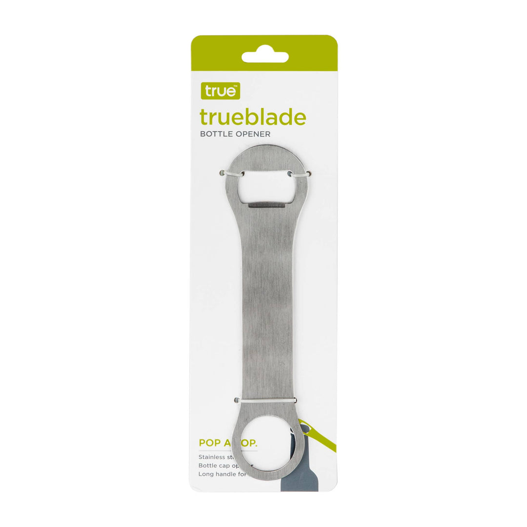 TrueBlade Stainless Steel Bottle Opener Silver or Black